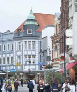 Die Innenstadt von Delmenhorst