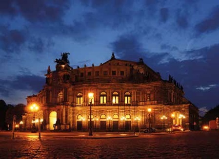 Die Semperoper in Dresden